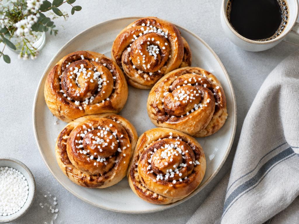 Saftiga klassiska kanelbullar